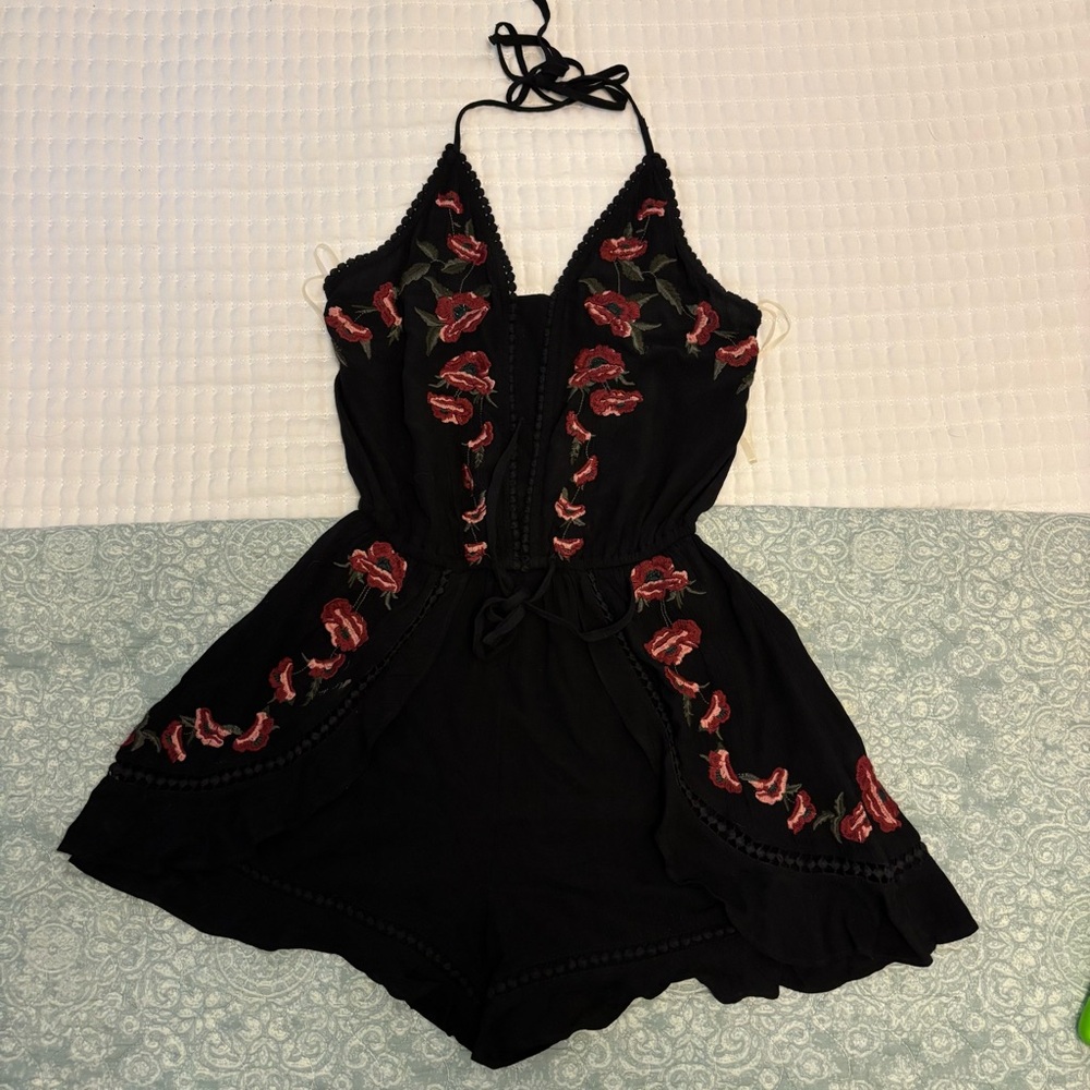 American Eagle Halter Romper